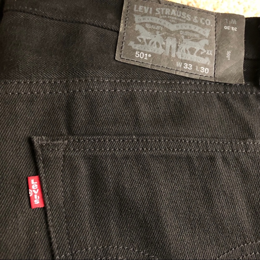 Levi’s 501 Classic Original Fit : Black Sz.33 NWOT
